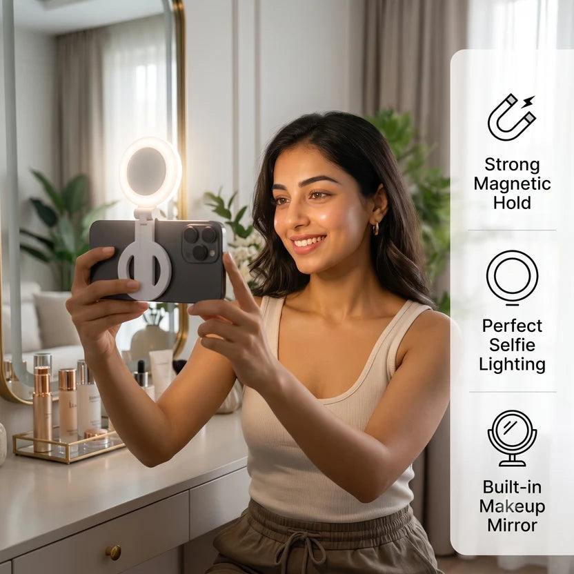 RotateEase™ -Magnetic Selfie LED Light