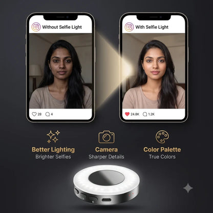 RotateEase™ -Magnetic Selfie LED Light